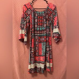Colorful Abstract Dress